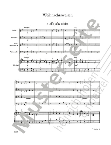 Weihnachtsweisen | Helmut Majewski | Heinrichshofen Verlag