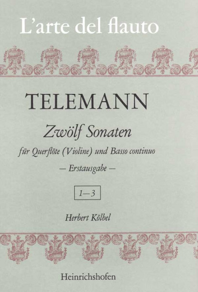 Zwölf Sonaten | Sonaten 1 - 3 | Georg Philipp Telemann | Heinrichshofen Verlag