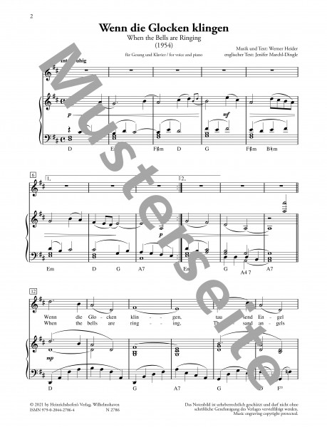 Wenn die Glocken klingen | Werner Heider | Heinrichshofen Verlag