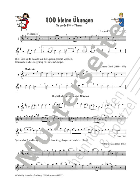 100 little exercises | Rien de Reede | Heinrichshofen publishing house