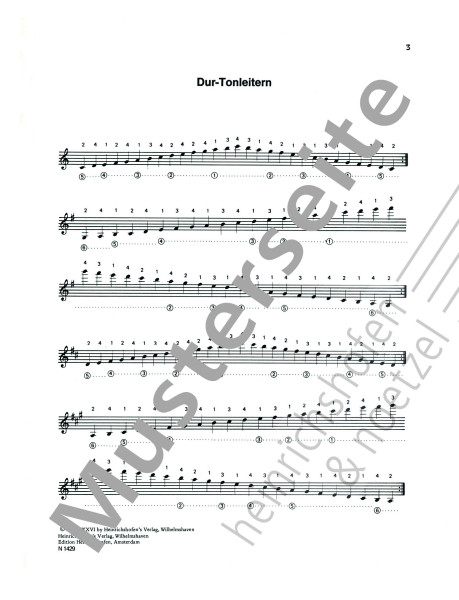 Sämtliche Tonleitern für Gitarre | Spiro Thomatos | Heinrichshofen Verlag