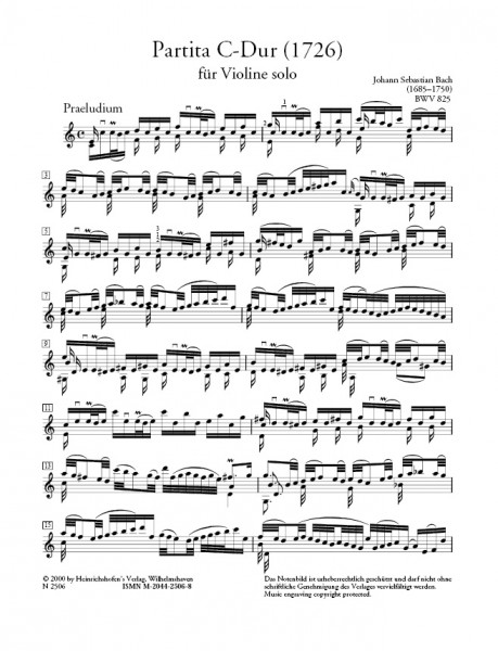 Partita C-Dur (1726)