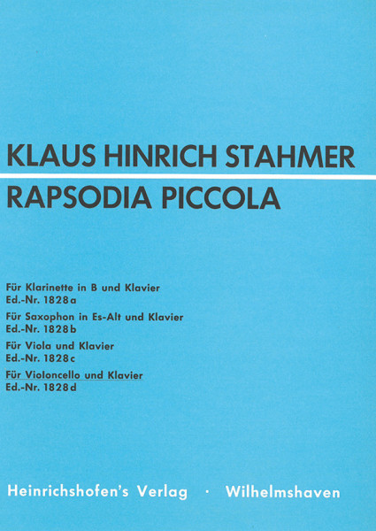 Rapsodia piccola für Violoncello und Klavier