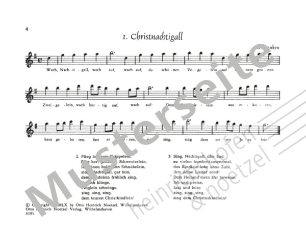 The Christmas Nightingale | Fritz Koschinsky | Heinrichshofen publishing house