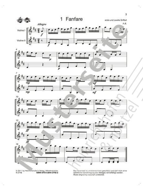 Barockduette mit Susi und Eddi | Band 1 | Anja Elsholz | Heinrichshofen Verlag