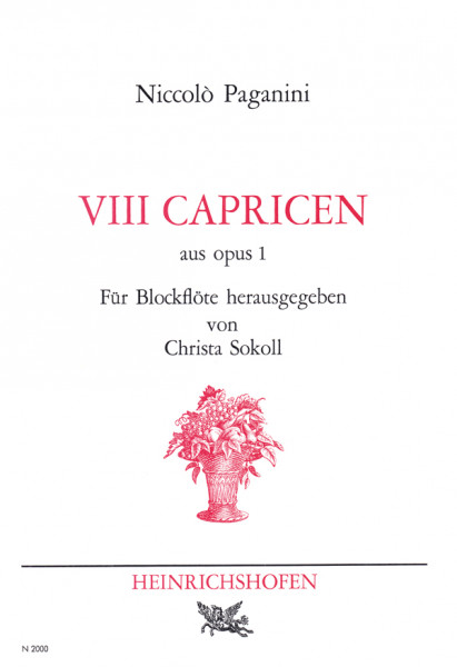 8 Capricen aus op. 1