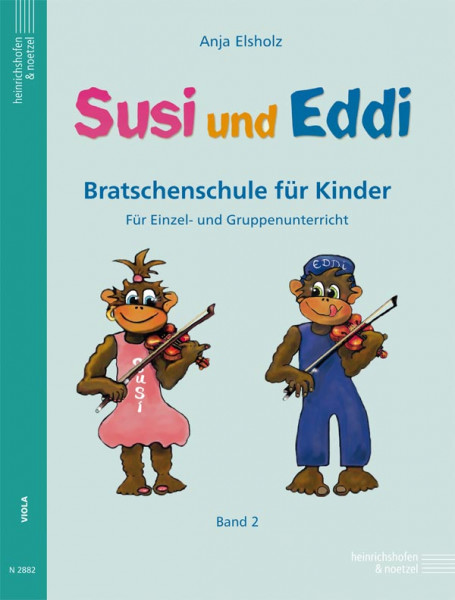 Susi and Eddi viola school | volume 2 | Anja Elsholz | Heinrichshofen publishing house