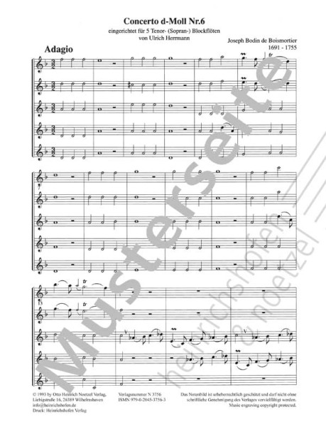 Concerto d-Moll Nr. 6