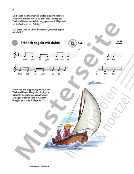 Liedbegleitung zur Gitarrenschule Fridolin | Hans Joachim Teschner | Heinrichshofen Verlag