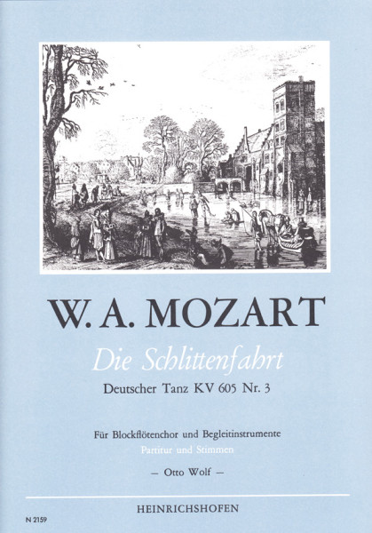 Die Schlittenfahrt. Deutscher Tanz KV 605 Nr. 3 | Wolfgang Amadeus Mozart | Heinrichshofen Verlag