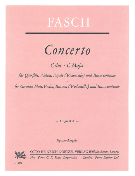 Concerto C-Dur | Johann Friedrich Fasch | Heinrichshofen Verlag