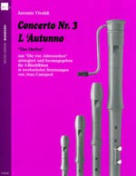 Concerto Nr. 3 L'Autunno "Der Herbst"