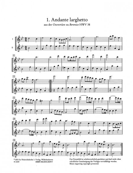 Arien und Tanzsätze aus Opern und Oratorien